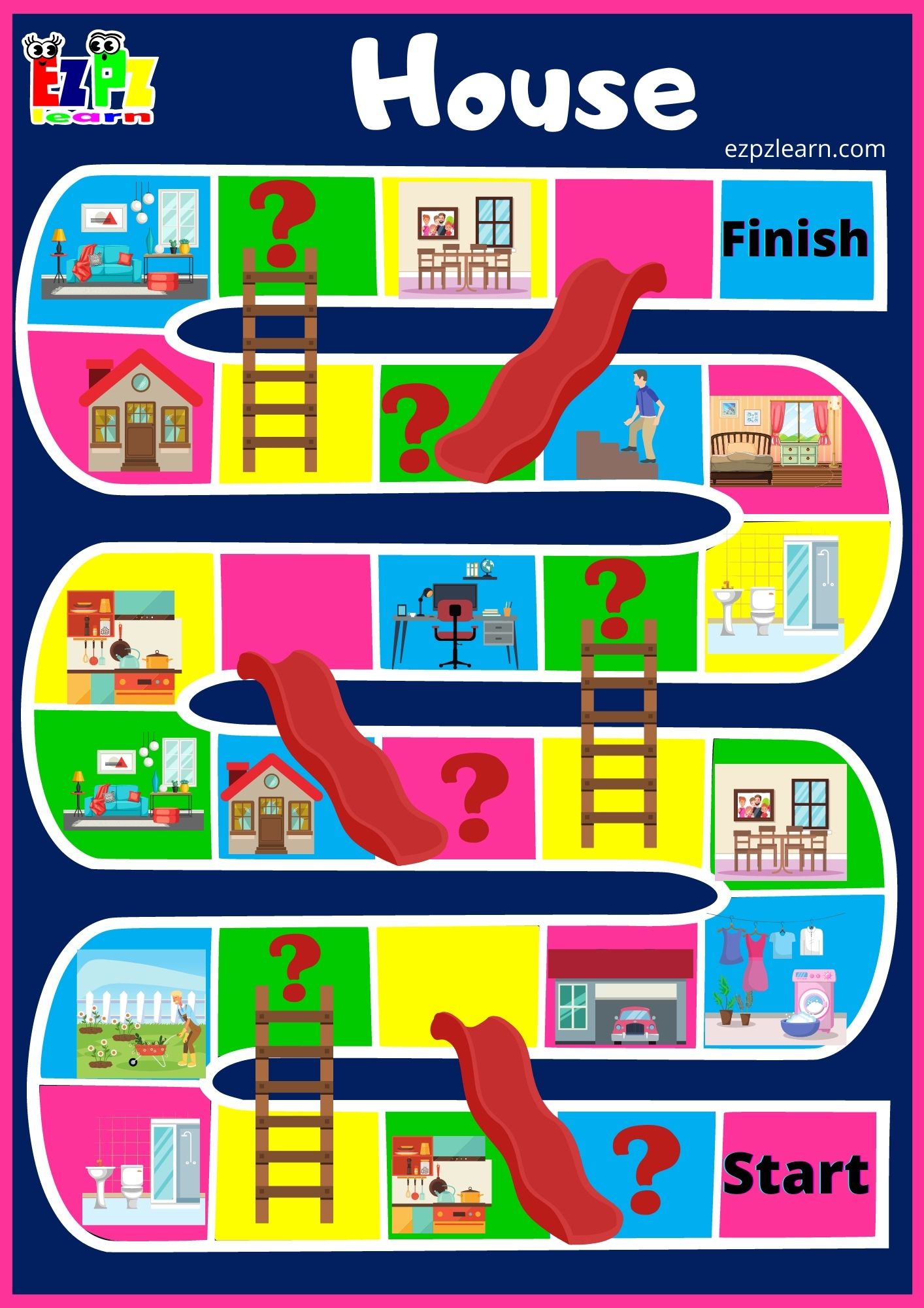 House Rooms - Ezpzlearn.com